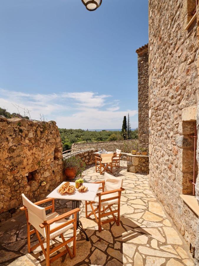 Vila Petreas Castle Kardamyli Exteriér fotografie