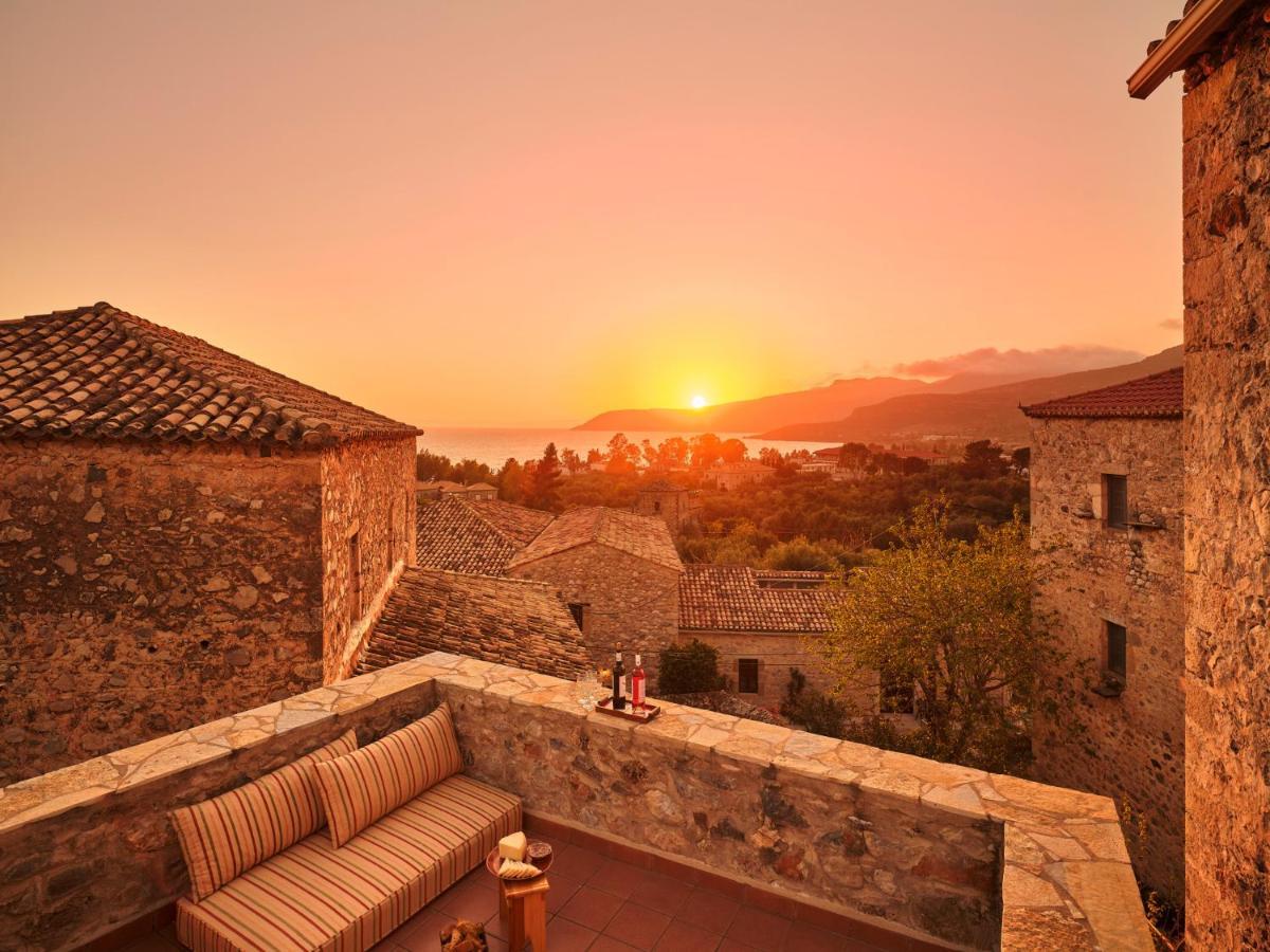 Vila Petreas Castle Kardamyli Exteriér fotografie
